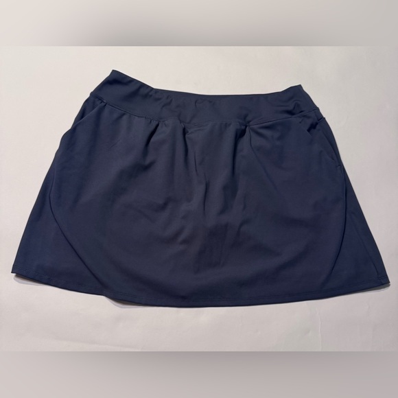Tommy Bahama Dresses & Skirts - Tommy Bahama Active Golf Skort Skirt Navy Blue Pockets Large Golf Tennis